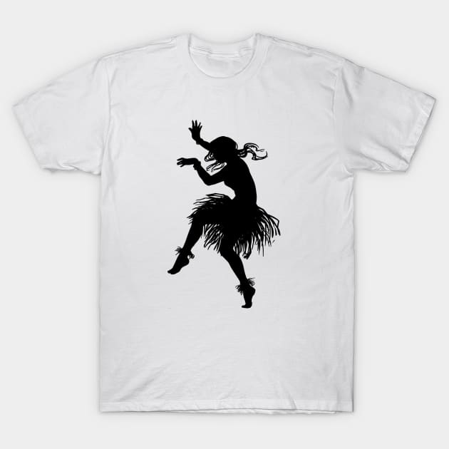 Hula Dancer T-Shirt by linesdesigns